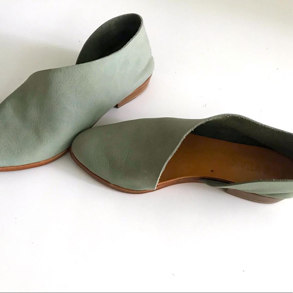 Sevilla Smith Genuine Leather - size 35 UK, Sage color